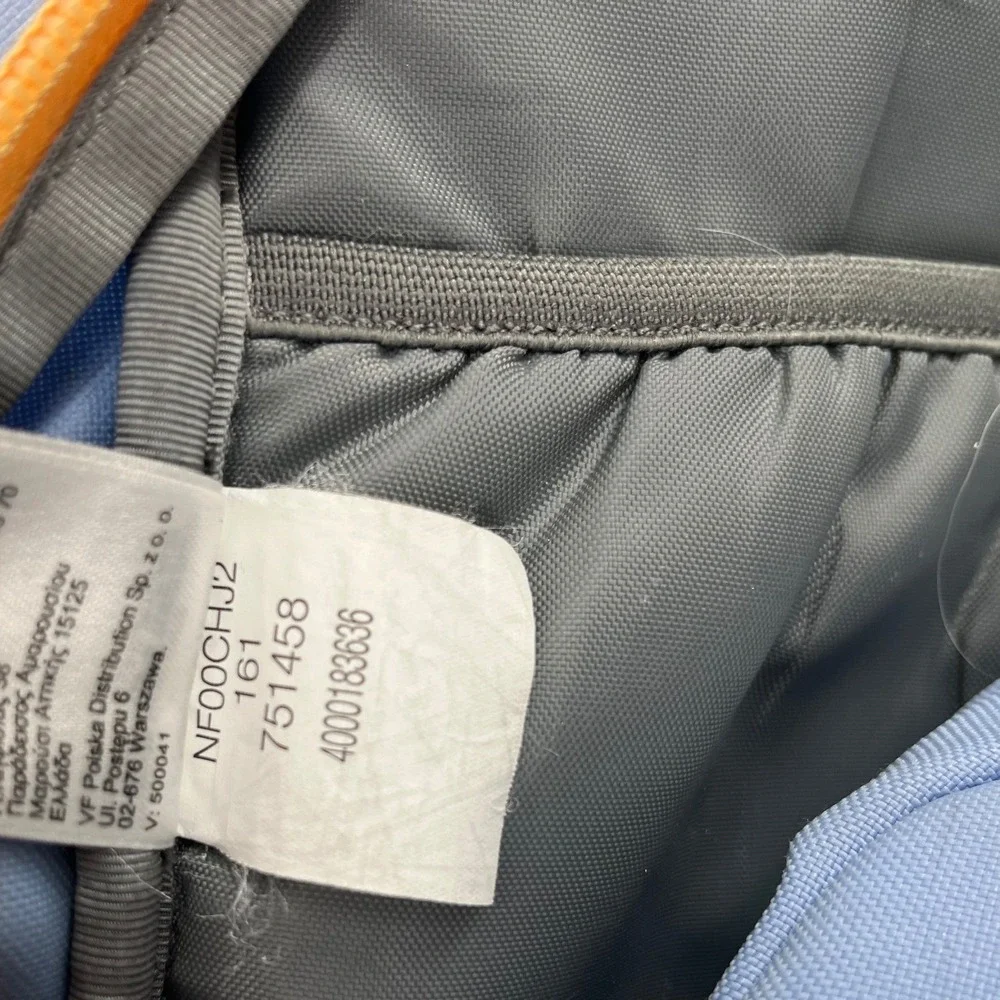 The North Face Haystack Backpack Light Blue Yellow NF00CHJ2 Travel Outdoor Sport